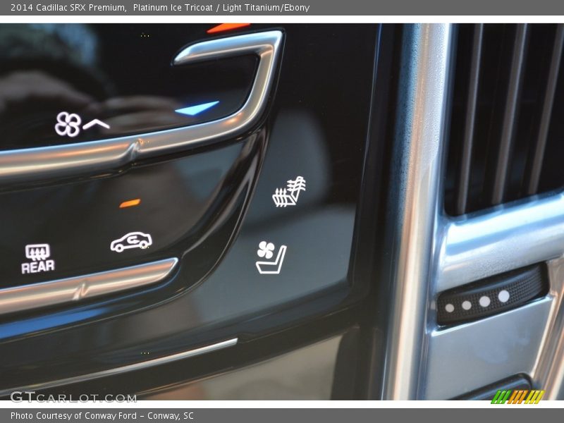 Platinum Ice Tricoat / Light Titanium/Ebony 2014 Cadillac SRX Premium