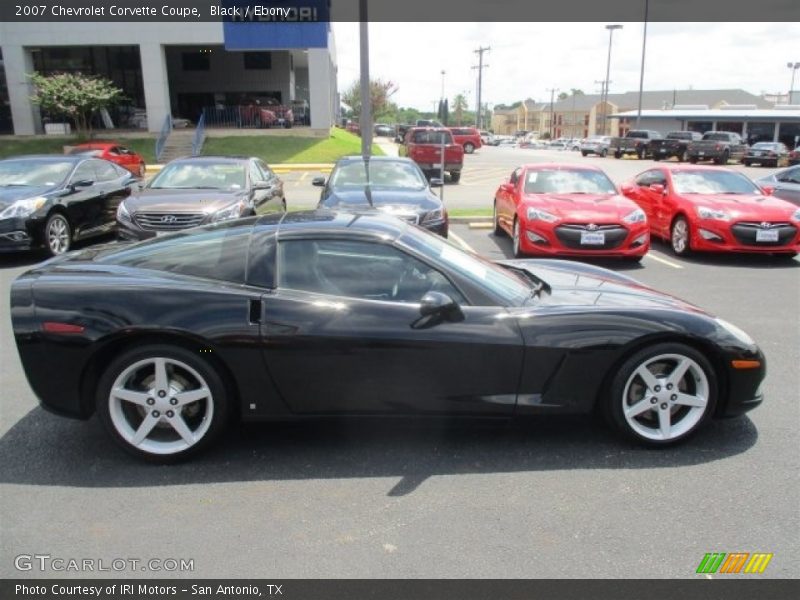 Black / Ebony 2007 Chevrolet Corvette Coupe