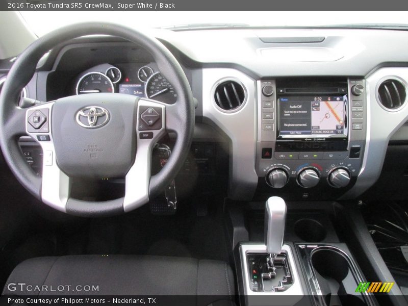 Super White / Black 2016 Toyota Tundra SR5 CrewMax
