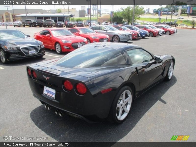 Black / Ebony 2007 Chevrolet Corvette Coupe