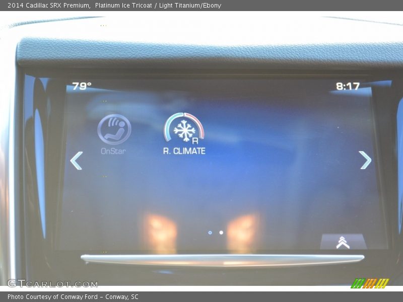 Platinum Ice Tricoat / Light Titanium/Ebony 2014 Cadillac SRX Premium