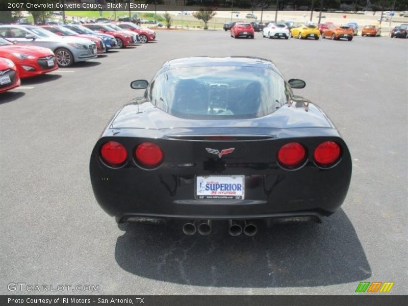 Black / Ebony 2007 Chevrolet Corvette Coupe