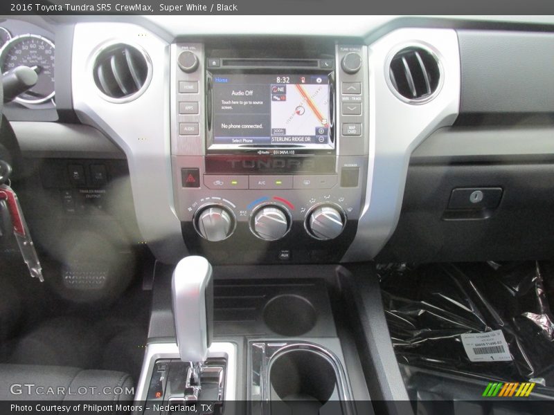 Super White / Black 2016 Toyota Tundra SR5 CrewMax