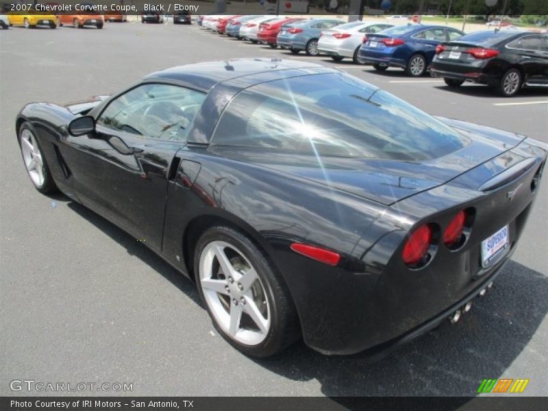 Black / Ebony 2007 Chevrolet Corvette Coupe