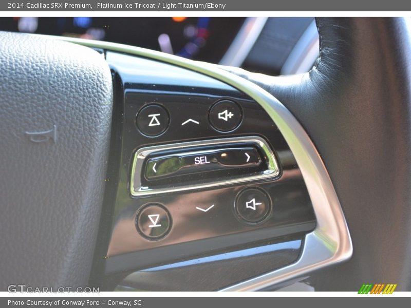 Platinum Ice Tricoat / Light Titanium/Ebony 2014 Cadillac SRX Premium