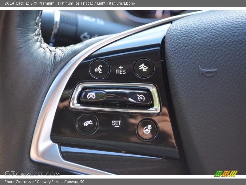 Platinum Ice Tricoat / Light Titanium/Ebony 2014 Cadillac SRX Premium