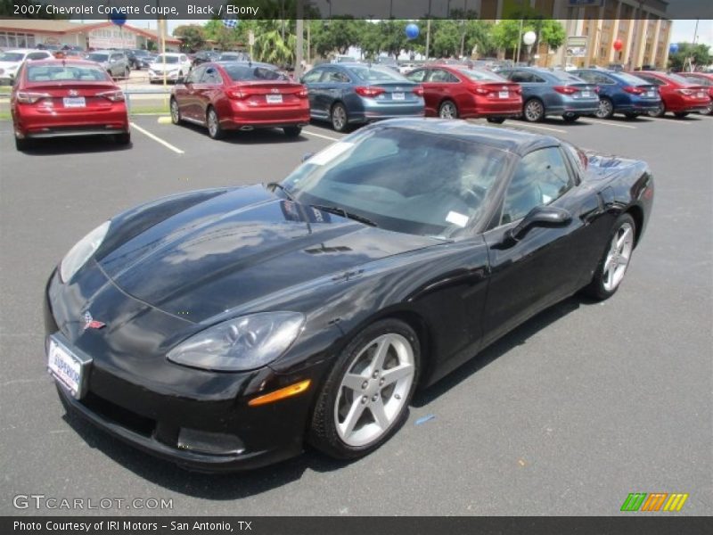 Black / Ebony 2007 Chevrolet Corvette Coupe