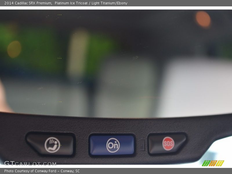 Platinum Ice Tricoat / Light Titanium/Ebony 2014 Cadillac SRX Premium