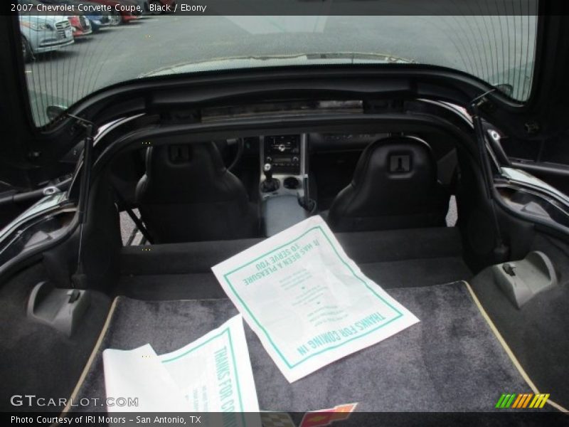 Black / Ebony 2007 Chevrolet Corvette Coupe