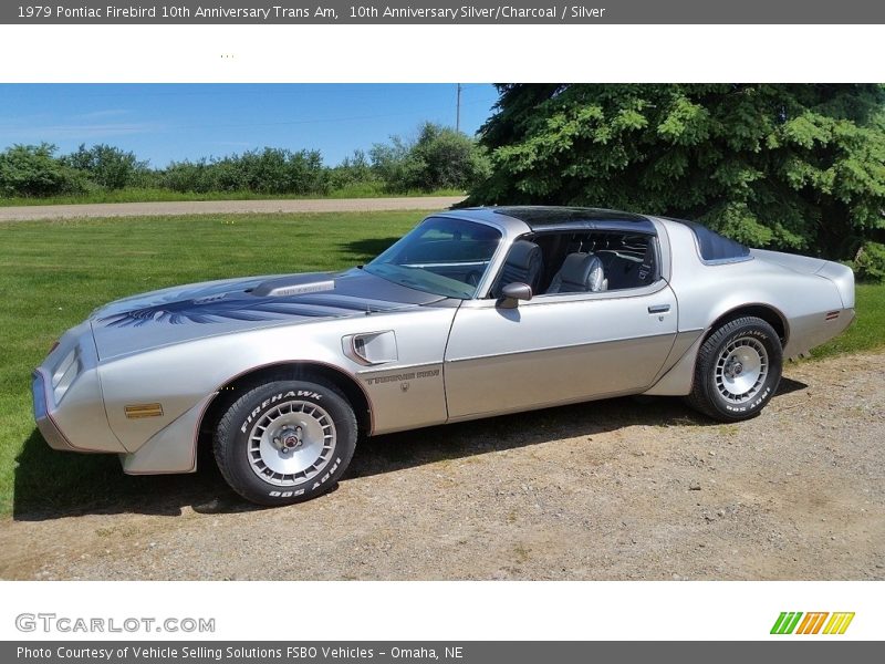 10th Anniversary Silver/Charcoal / Silver 1979 Pontiac Firebird 10th Anniversary Trans Am