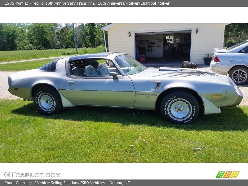 10th Anniversary Silver/Charcoal / Silver 1979 Pontiac Firebird 10th Anniversary Trans Am