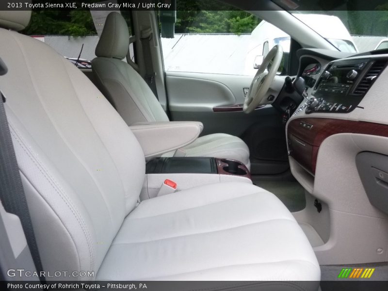 Predawn Gray Mica / Light Gray 2013 Toyota Sienna XLE