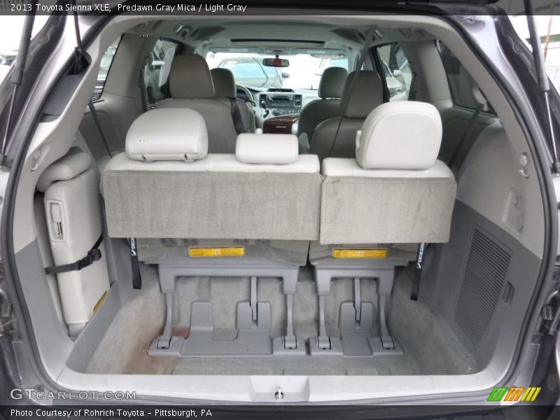 Predawn Gray Mica / Light Gray 2013 Toyota Sienna XLE