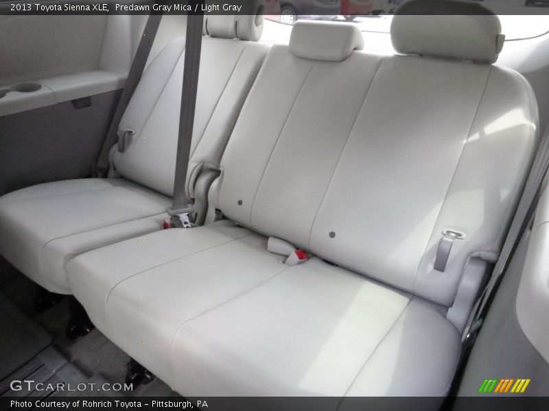 Predawn Gray Mica / Light Gray 2013 Toyota Sienna XLE