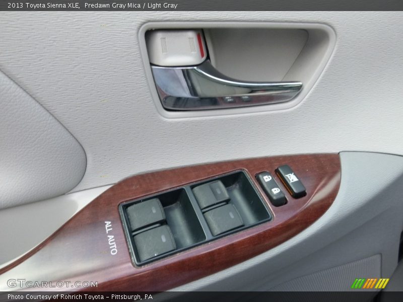 Predawn Gray Mica / Light Gray 2013 Toyota Sienna XLE
