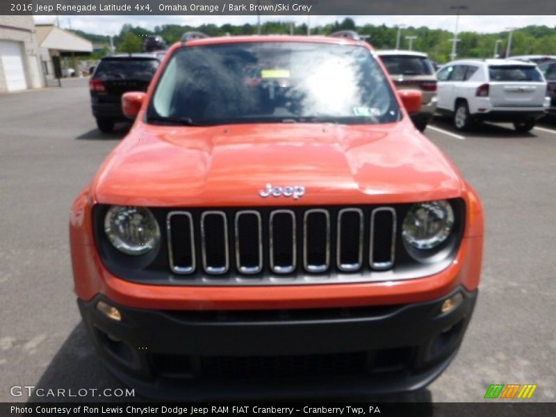 Omaha Orange / Bark Brown/Ski Grey 2016 Jeep Renegade Latitude 4x4