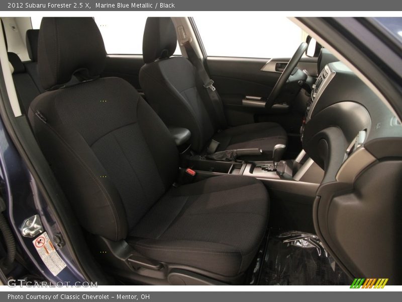 Marine Blue Metallic / Black 2012 Subaru Forester 2.5 X