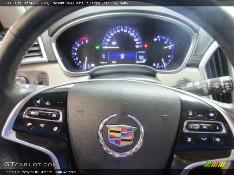 Radiant Silver Metallic / Light Titanium/Ebony 2015 Cadillac SRX Luxury