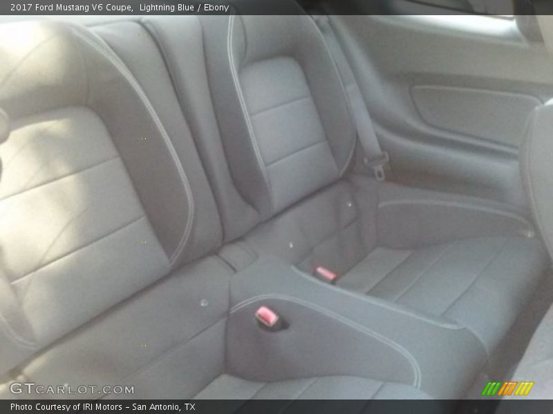 Rear Seat of 2017 Mustang V6 Coupe