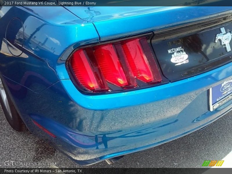 Lightning Blue / Ebony 2017 Ford Mustang V6 Coupe