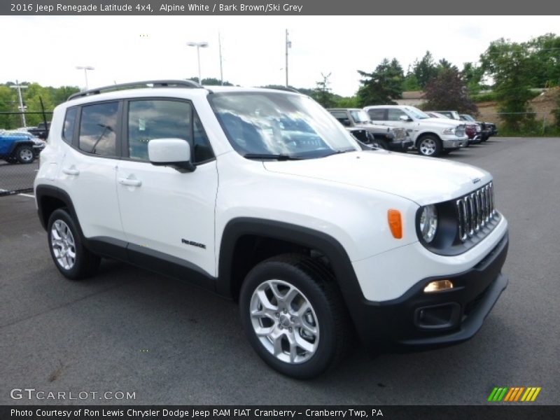 Front 3/4 View of 2016 Renegade Latitude 4x4