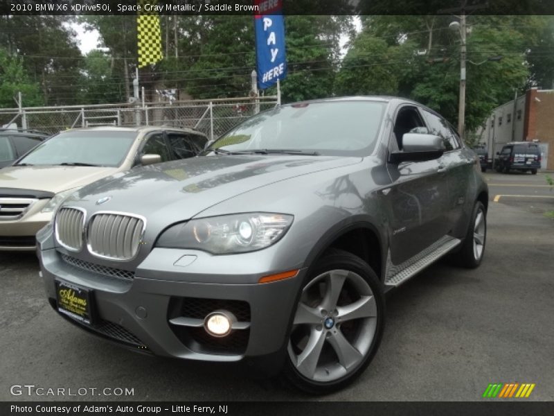 Space Gray Metallic / Saddle Brown 2010 BMW X6 xDrive50i