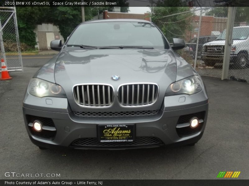 Space Gray Metallic / Saddle Brown 2010 BMW X6 xDrive50i