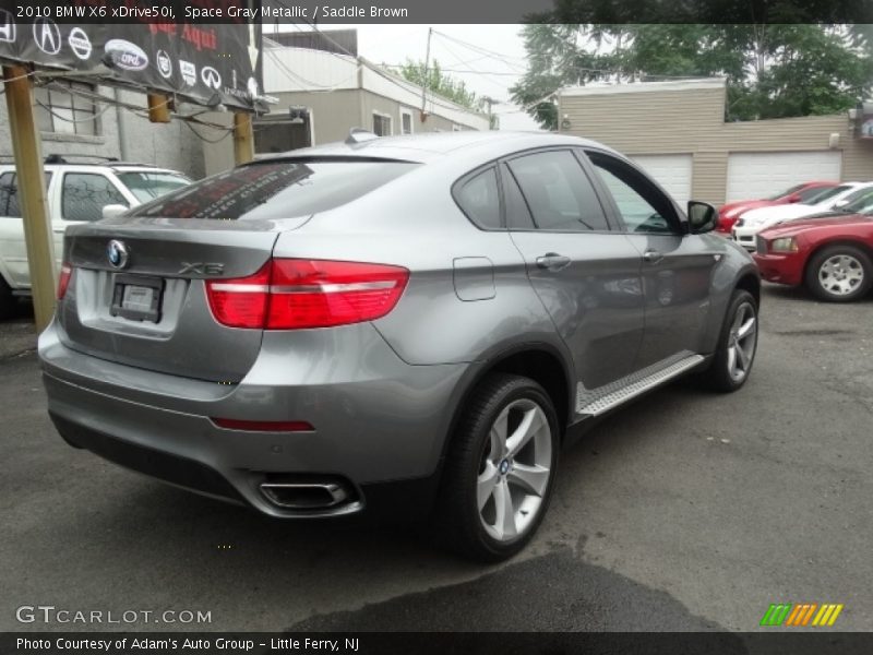 Space Gray Metallic / Saddle Brown 2010 BMW X6 xDrive50i