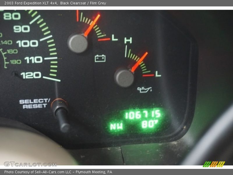 Black Clearcoat / Flint Grey 2003 Ford Expedition XLT 4x4