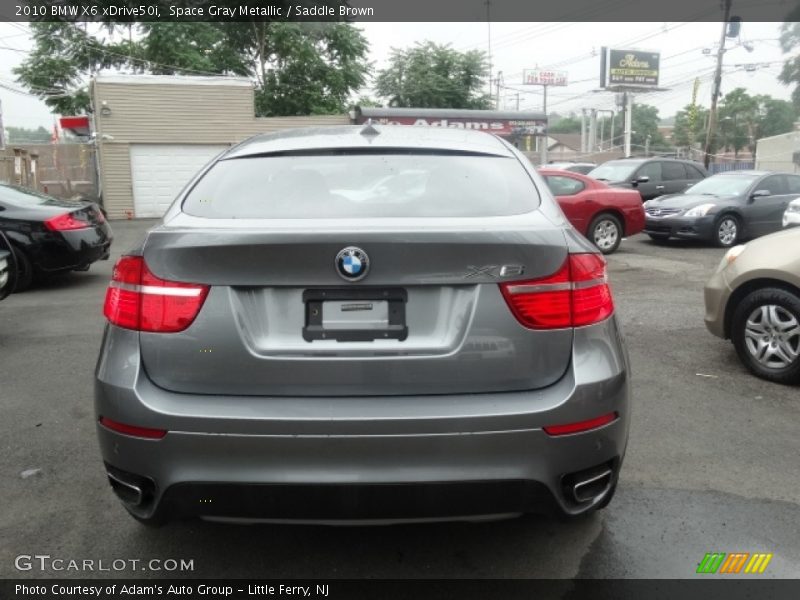 Space Gray Metallic / Saddle Brown 2010 BMW X6 xDrive50i
