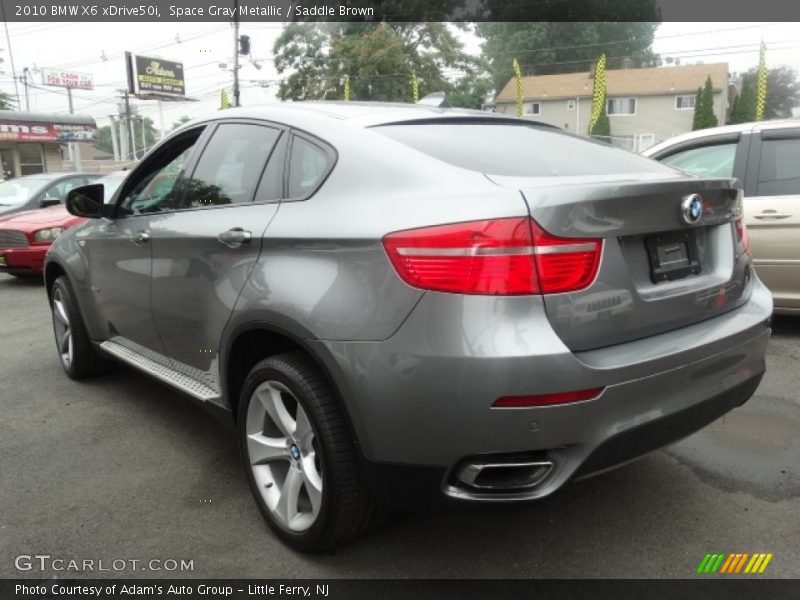 Space Gray Metallic / Saddle Brown 2010 BMW X6 xDrive50i