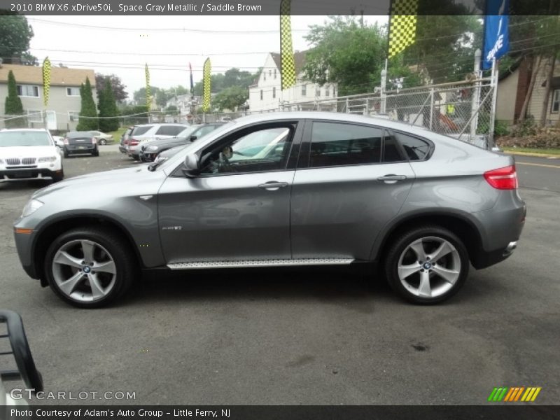 Space Gray Metallic / Saddle Brown 2010 BMW X6 xDrive50i