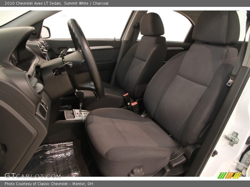 Summit White / Charcoal 2010 Chevrolet Aveo LT Sedan