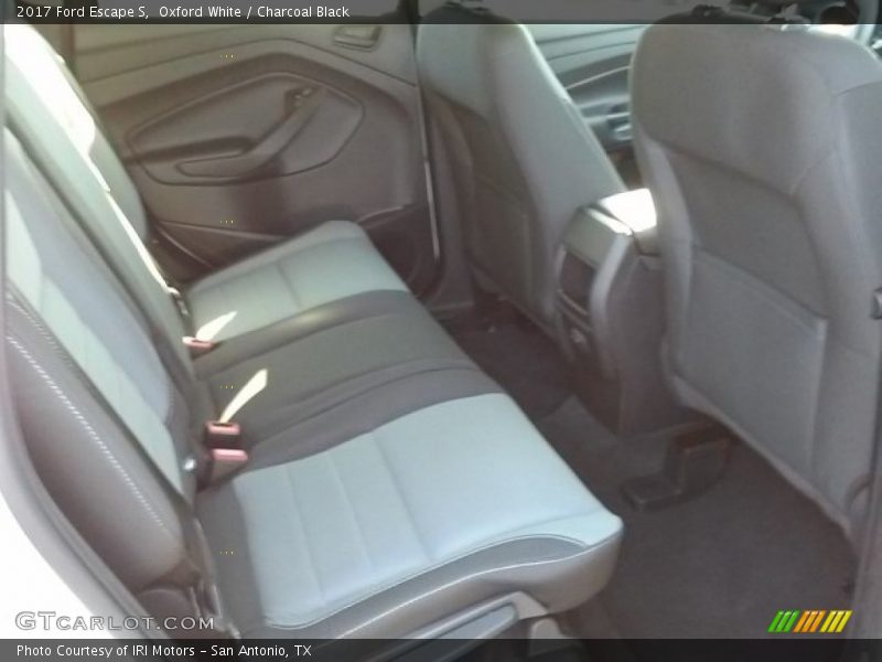 Oxford White / Charcoal Black 2017 Ford Escape S