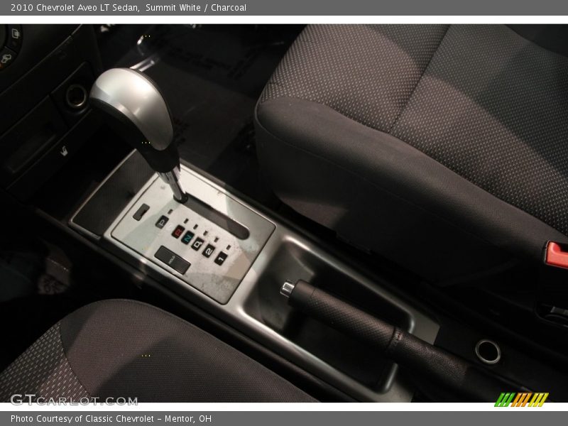 Summit White / Charcoal 2010 Chevrolet Aveo LT Sedan