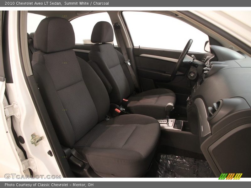 Summit White / Charcoal 2010 Chevrolet Aveo LT Sedan