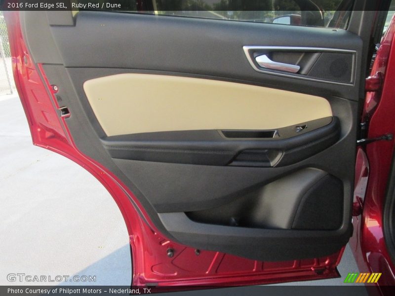 Ruby Red / Dune 2016 Ford Edge SEL