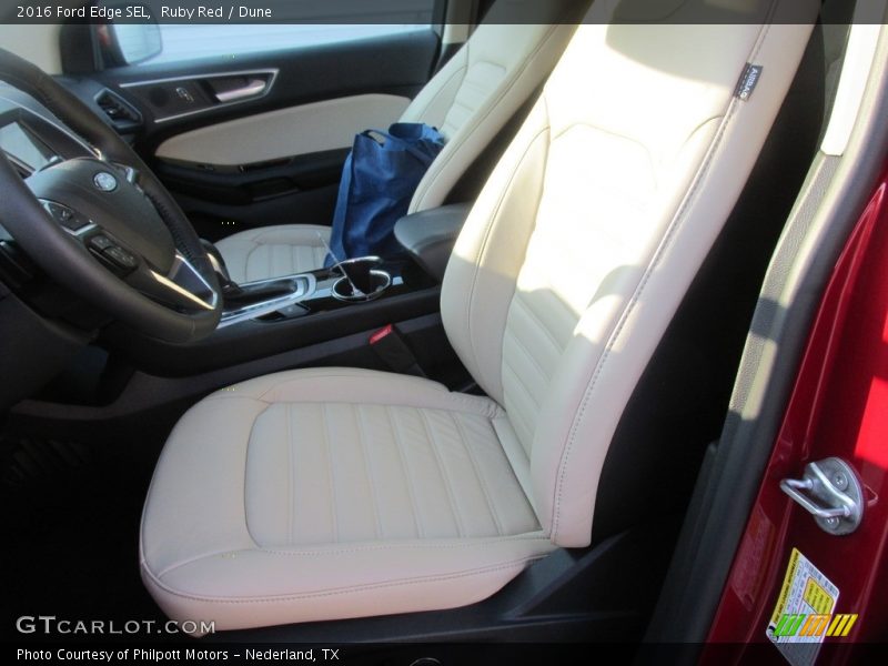 Ruby Red / Dune 2016 Ford Edge SEL