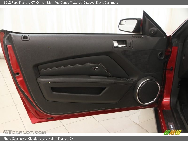 Red Candy Metallic / Charcoal Black/Cashmere 2012 Ford Mustang GT Convertible