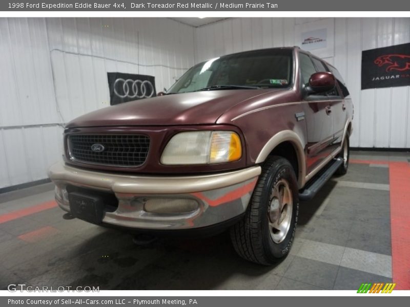 Dark Toreador Red Metallic / Medium Prairie Tan 1998 Ford Expedition Eddie Bauer 4x4