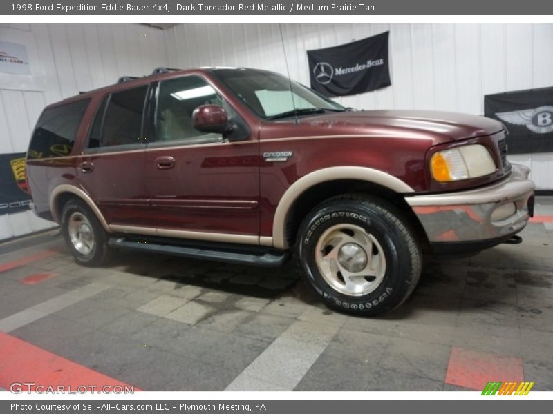 Dark Toreador Red Metallic / Medium Prairie Tan 1998 Ford Expedition Eddie Bauer 4x4