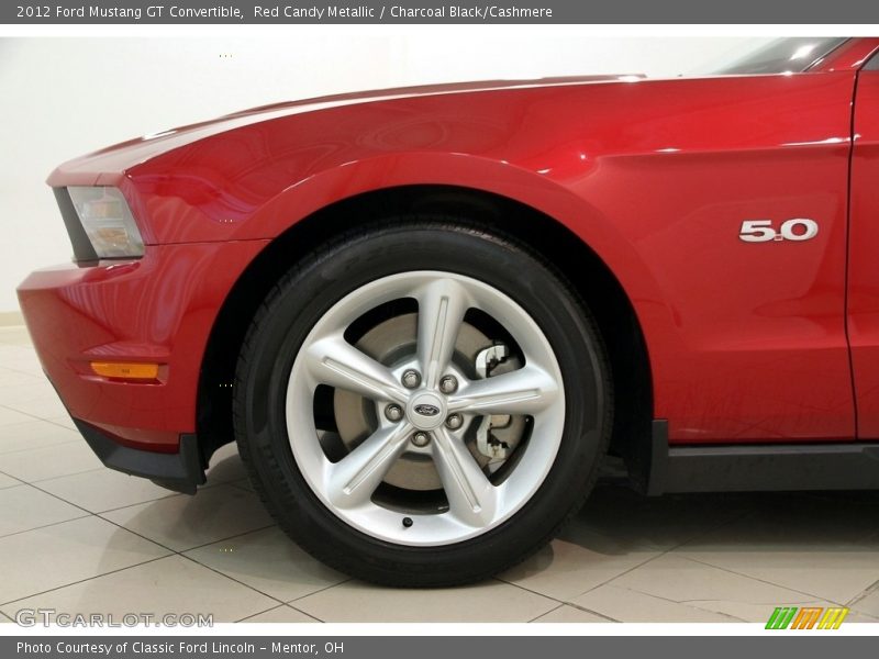 Red Candy Metallic / Charcoal Black/Cashmere 2012 Ford Mustang GT Convertible