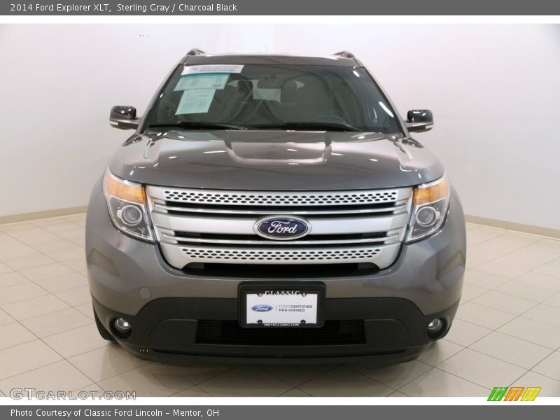 Sterling Gray / Charcoal Black 2014 Ford Explorer XLT