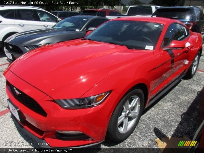Front 3/4 View of 2017 Mustang V6 Coupe
