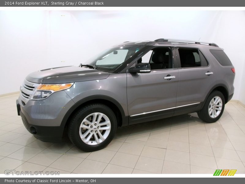 Sterling Gray / Charcoal Black 2014 Ford Explorer XLT