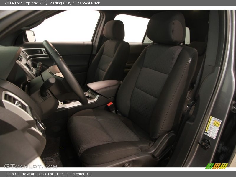 Sterling Gray / Charcoal Black 2014 Ford Explorer XLT