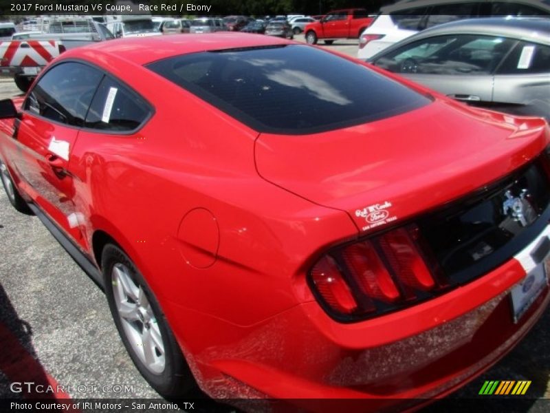 Race Red / Ebony 2017 Ford Mustang V6 Coupe