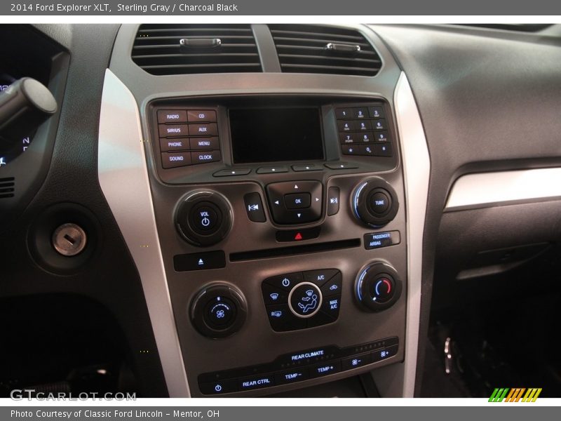 Sterling Gray / Charcoal Black 2014 Ford Explorer XLT