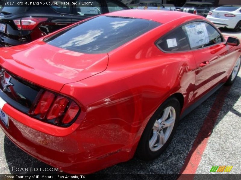 Race Red / Ebony 2017 Ford Mustang V6 Coupe