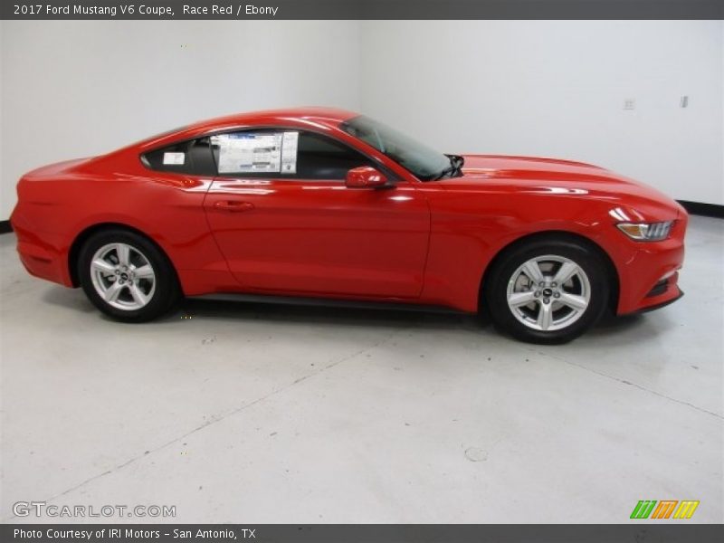 Race Red / Ebony 2017 Ford Mustang V6 Coupe
